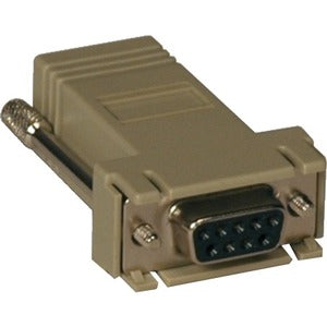 Tripp Lite Modular Serial Adapter Ethernet to Console Server RJ45-F-DB9-F - American Tech Depot