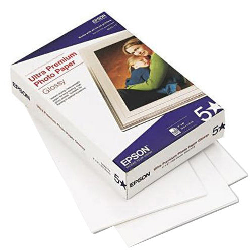 Epson Ultra Premium Inkjet Photo Paper - Bright White