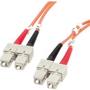 StarTech.com 2m Fiber Optic Cable - Multimode Duplex 62.5-125 - LSZH - SC-SC - OM1 - SC to SC Fiber Patch Cable - American Tech Depot