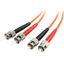 StarTech.com 2m Fiber Optic Cable - Multimode Duplex 62.5-125 - LSZH - ST-ST - OM1 - ST to ST Fiber Patch Cable - American Tech Depot