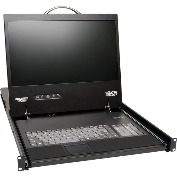 Tripp Lite 16-Port IP Rack Console Cat5 KVM Switch 19" LCD 1+1 User 1URM - American Tech Depot