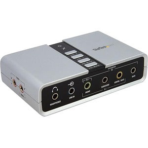StarTech.com 7.1 USB Audio Adapter External Sound Card - American Tech Depot