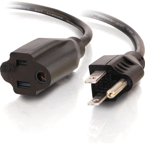 C2G 12ft Power Extension Cord - Outlet Saver - 18 AWG - American Tech Depot