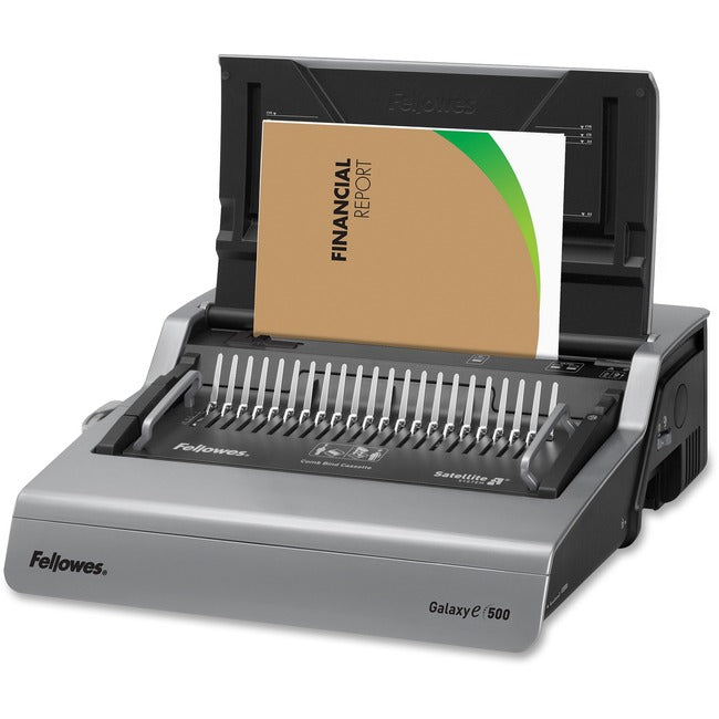 Fellowes Galaxy-E™ 500 Electric Comb Binding Machine w- Starter Kit