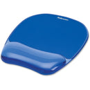 Fellowes Crystals® Gel Mousepad-Wrist Rest - Blue