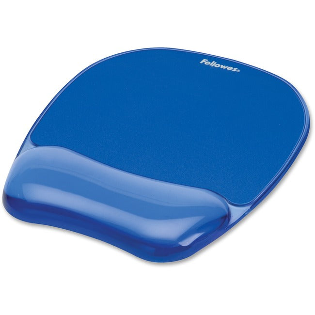 Fellowes Crystals® Gel Mousepad-Wrist Rest - Blue
