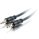 C2G 35ft Plenum-Rated 3.5mm Stereo Audio Cable with Low Profile Connectors - American Tech Depot