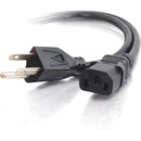 C2G 12ft Power Cord - 18 AWG - NEMA 5-15P to IEC320C13