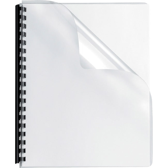 Fellowes Crystals™ Clear PVC Covers - Oversize, 25 pack