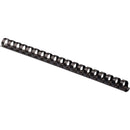 Fellowes Plastic Combs - Round Back, 1-2" , 90 sheets, Black, 25 pack