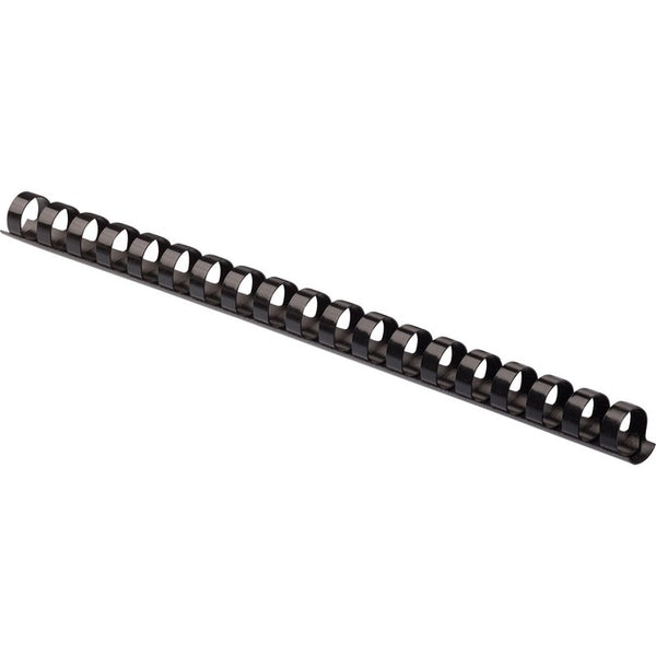 Fellowes Plastic Combs - Round Back 5-8" 120 sheets Black 25 pk