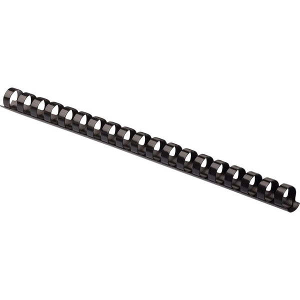 Fellowes Plastic Combs - Round Back, 3-8" , 55 sheets, Black, 100 pk