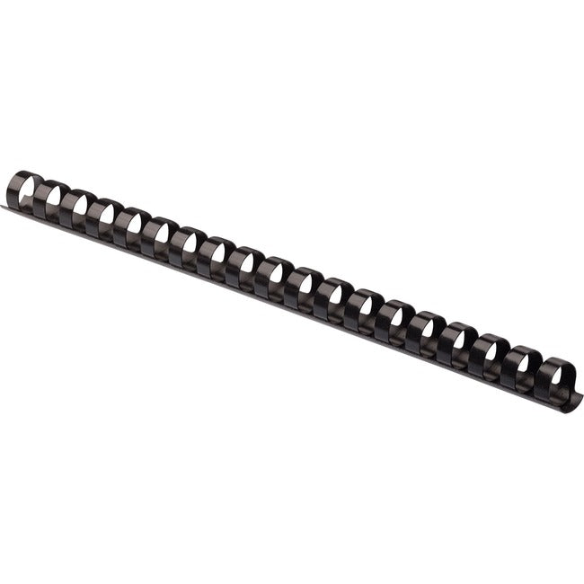 Fellowes Plastic Combs - Round Back 5-8" 120 sheets Black 100 pk