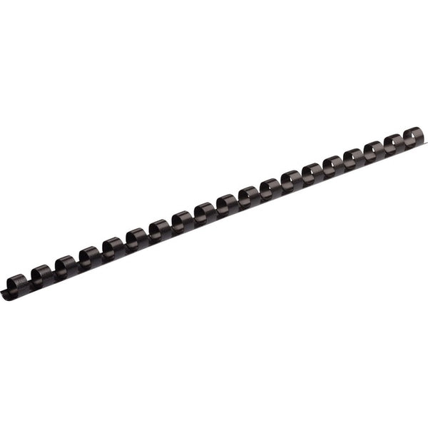 Fellowes Plastic Combs - Round Back, 1-4" 20 sheets Black 100 pk