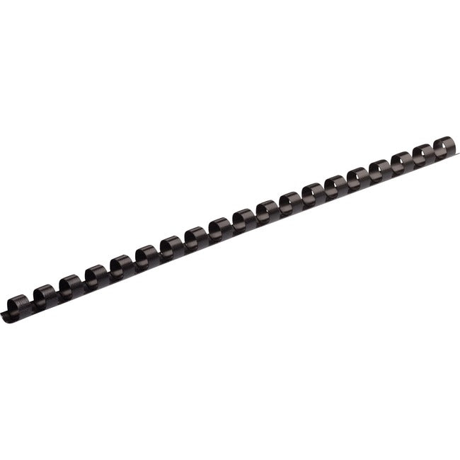 Fellowes Plastic Combs - Round Back, 1-4" 20 sheets Black 100 pk
