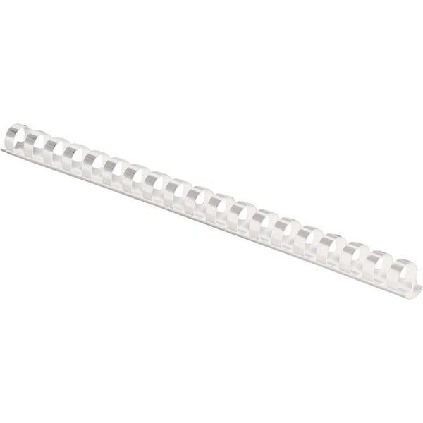 Fellowes Plastic Combs - Round Back 1-2" 90 sheets White 100 pk