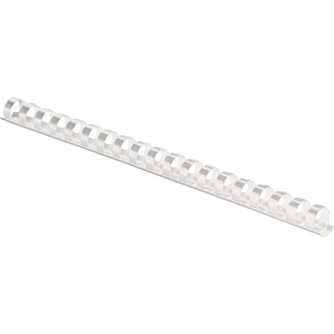 Fellowes Plastic Combs - Round Back 1-2" 90 sheets White 100 pk