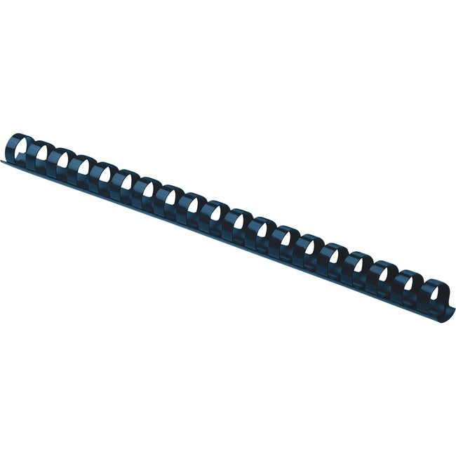 Fellowes Plastic Combs - Round Back 1-2" 90 sheets Navy 100 pk
