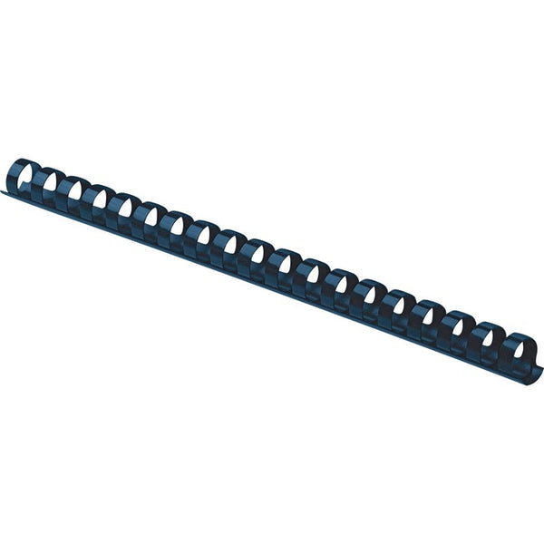 Fellowes Plastic Combs - Round Back 3-8" 55 sheets Navy 100 pk