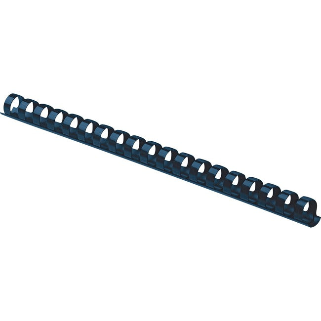 Fellowes Plastic Combs - Round Back 3-8" 55 sheets Navy 100 pk