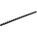 Fellowes Plastic Combs - Round Back 5-16" 40 sheets Black 100 pk