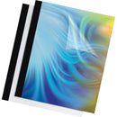 Fellowes Thermal Presentation Covers - 1-2" , 120 sheets, Black