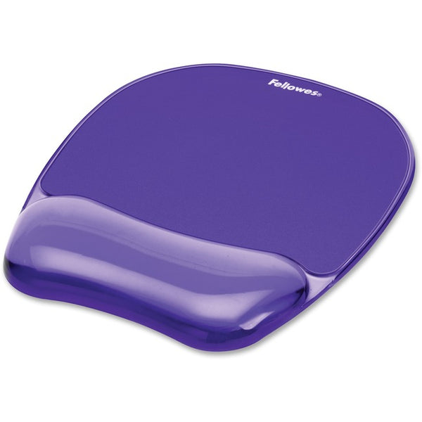 Fellowes Crystals® Gel Mousepad-Wrist Rest - Purple
