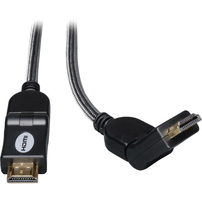 Tripp Lite 10ft High Speed HDMI Cable Digital Video with Audio Swivel Connectors 4K x 2K M-M 10' - American Tech Depot