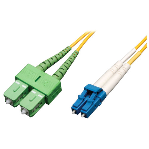 Tripp Lite 1M Duplex Singlemode 8.3-125 Fiber Optic Patch Cable LC-SC-APC 3' 3ft 1 Meter - American Tech Depot