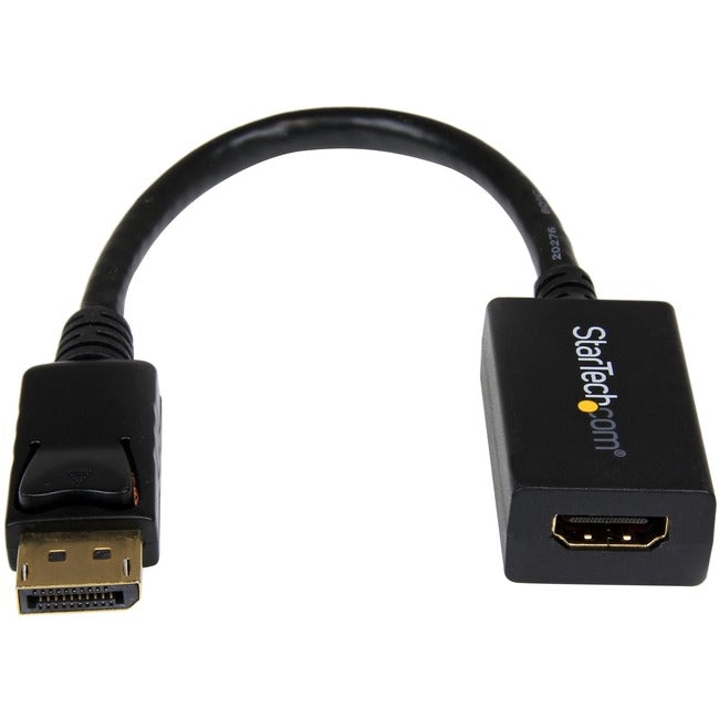 StarTech.com DisplayPort to HDMI Video Converter - Video - audio adapter - DisplayPort - HDMI - 19 pin HDMI (F) - DisplayPort (M) - American Tech Depot