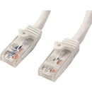 StarTech.com 10ft CAT6 Ethernet Cable - White Snagless Gigabit CAT 6 Wire - 100W PoE RJ45 UTP 650MHz Category 6 Network Patch Cord UL-TIA - American Tech Depot