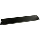 StarTech.com Blanking Panel - 2U - 19in - Steel - Black - Blank Rack Panel - Filler Panel - Rack Mount Panel - Rack Blanks