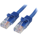 StarTech.com 6 ft Blue Snagless Cat5e UTP Patch Cable - American Tech Depot