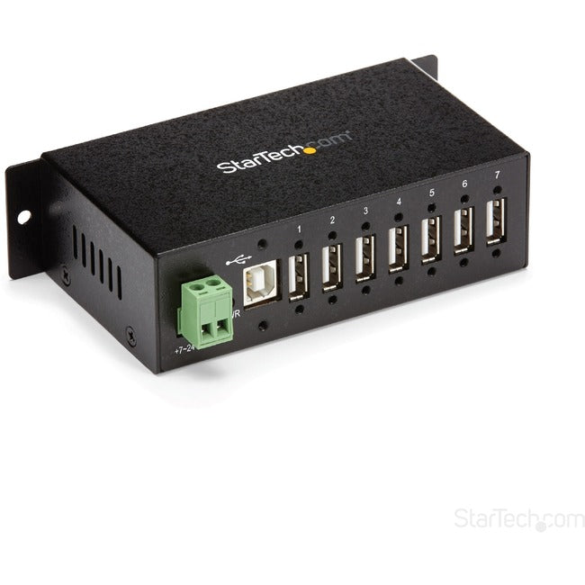 StarTech.com Mountable Rugged Industrial 7 Port USB Hub - American Tech Depot
