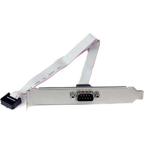 StarTech.com 9-pin Serial to 10-pin Header Slot Plate - Serial panel - DB-9 (M) - 10 pin IDC (F) - 41 cm - American Tech Depot