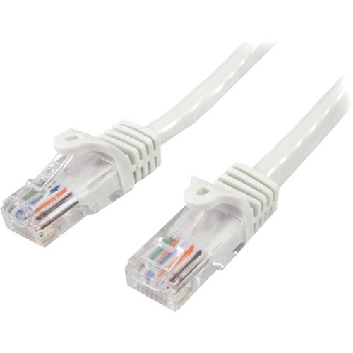 StarTech.com 5ft White Snagless Cat5e UTP Patch Cable - American Tech Depot