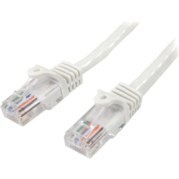 StarTech.com 7ft White Snagless Cat5e UTP Patch Cable - American Tech Depot