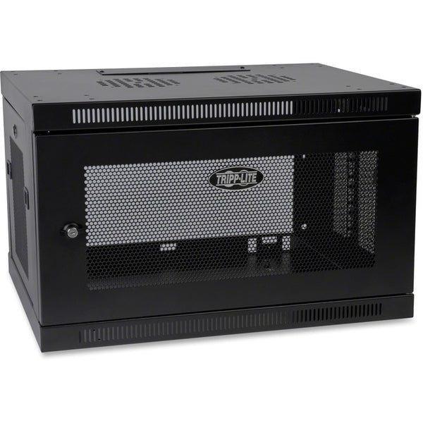 Tripp Lite 6U Wall Mount Rack Enclosure Server Cabinet w- Door & Side Panels - American Tech Depot