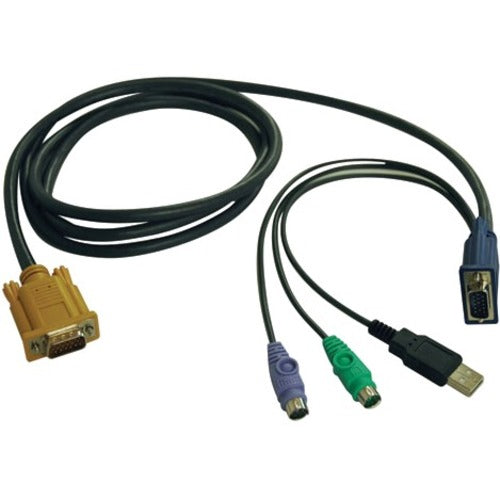 Tripp Lite 10ft USB - PS2 Cable Kit for KVM Switch B020-U08 - U16 - American Tech Depot