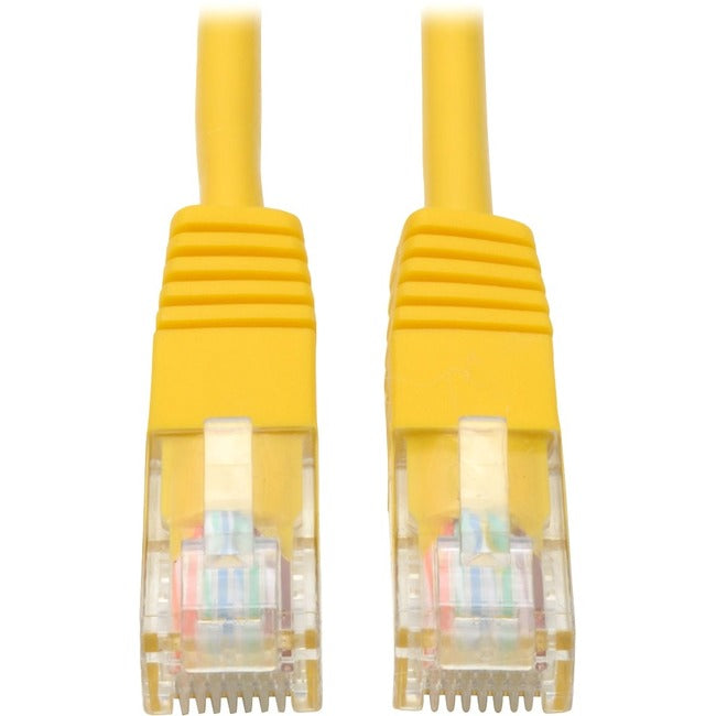 Tripp Lite 1ft Cat5e - Cat5 350MHz Molded Patch Cable RJ45 M-M Yellow 1' - American Tech Depot