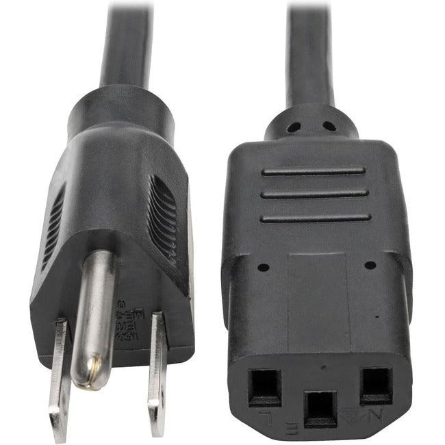 Tripp Lite 4ft Computer Power Cord Cable 5-15P to C13 10A 18AWG 4' - American Tech Depot