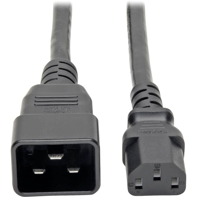Tripp Lite 2ft Power Cord Y Splitter Cable C20 to 2xC13 Heavy Duty 15A 14AWG 2' - American Tech Depot