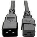 Tripp Lite 6ft Power Cord Extension Y Splitter Cable C19 to C20 20A 12AWG 6' - American Tech Depot