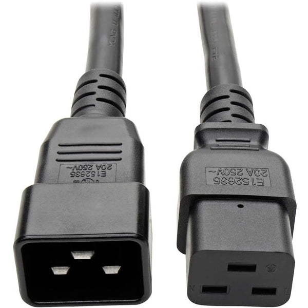 Tripp Lite 6ft Power Cord Extension Y Splitter Cable C19 to C20 20A 12AWG 6' - American Tech Depot