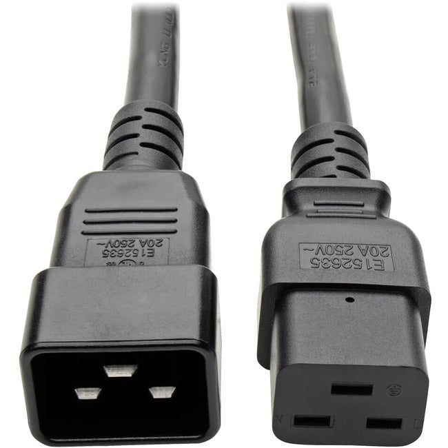 Tripp Lite 6ft Power Cord Extension Y Splitter Cable C19 to C20 20A 12AWG 6' - American Tech Depot