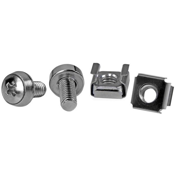 StarTech.com 50 Pkg M6 Mounting Screws and Cage Nuts