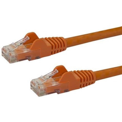 StarTech.com 10ft CAT6 Ethernet Cable - Orange Snagless Gigabit CAT 6 Wire - 100W PoE RJ45 UTP 650MHz Category 6 Network Patch Cord UL-TIA - American Tech Depot