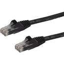StarTech.com 15ft CAT6 Ethernet Cable - Black Snagless Gigabit CAT 6 Wire - 100W PoE RJ45 UTP 650MHz Category 6 Network Patch Cord UL-TIA - American Tech Depot