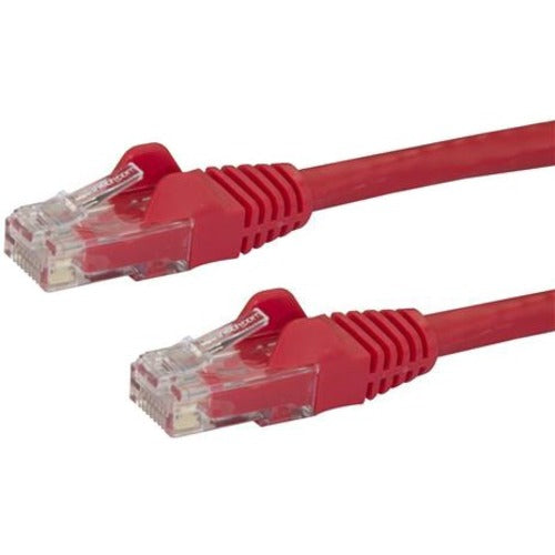 StarTech.com 3ft CAT6 Ethernet Cable - Red Snagless Gigabit CAT 6 Wire - 100W PoE RJ45 UTP 650MHz Category 6 Network Patch Cord UL-TIA - American Tech Depot
