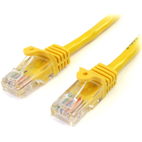 StarTech.com 10 ft Yellow Snagless Cat5e UTP Patch Cable - American Tech Depot